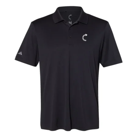 TPUSA LOGO POLO BLACK